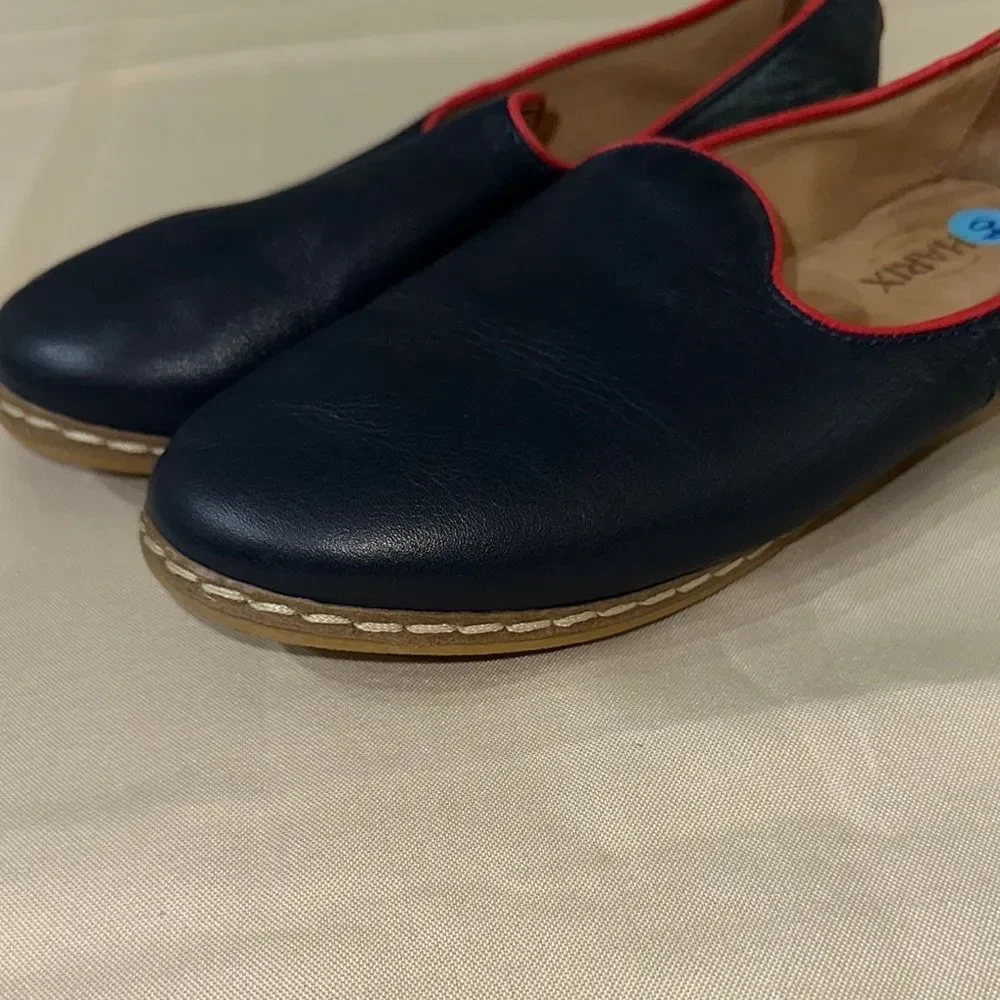 CHARIX Navy/Red Slip-On Loafers Size 40 - Picture 10 of 10